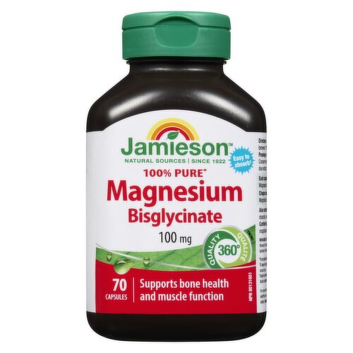 Jamieson - Magnesium Bisglycinate 100 mg