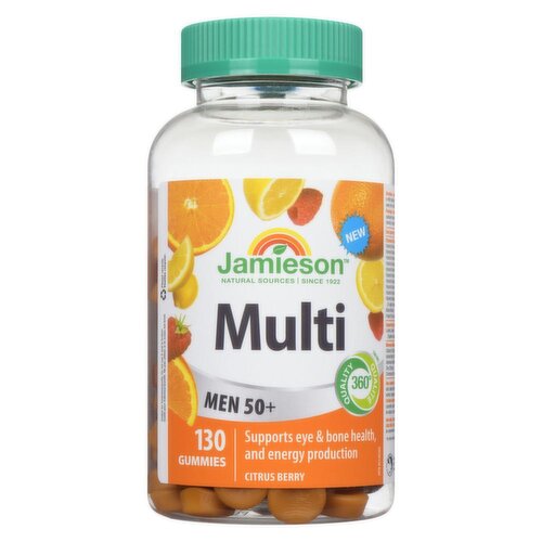 Jamieson - Multi Men 50+ Citrus Berry, Gummies