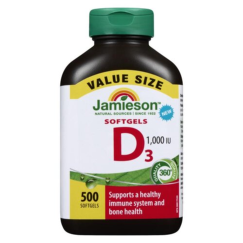 Jamieson - Vitamin D 1000IU - Softgels
