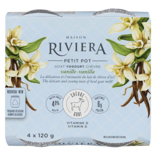 Riviera - Yogurt Goat Milk Vanilla Petit Pot