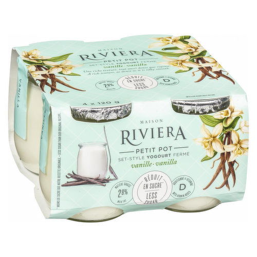 Riviera - Petit Pot Vanilla Yogurt 3.2% M.F.