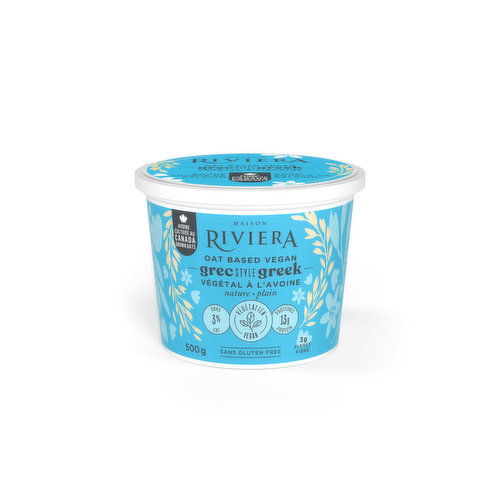 Riviera - Oat Based Greek Style Yogurt Plain