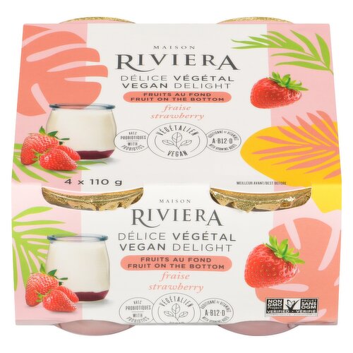 Riviera - Yogurt Fruit On Bottom Strawberry Vegan