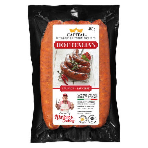 CAPITAL FINE MEATS - Hot Italian Sausage