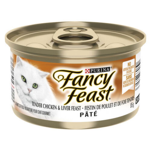 Purina - Fancy Feast Pate Tender Chicken & Liver Feast, Wet Cat Food