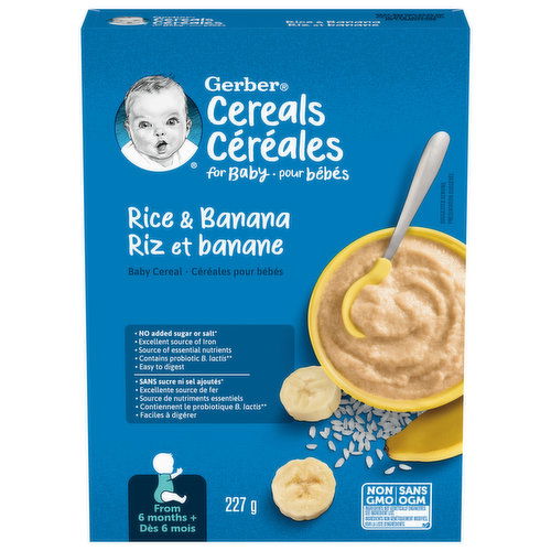 Gerber - Baby Cereal - Rice & Banana