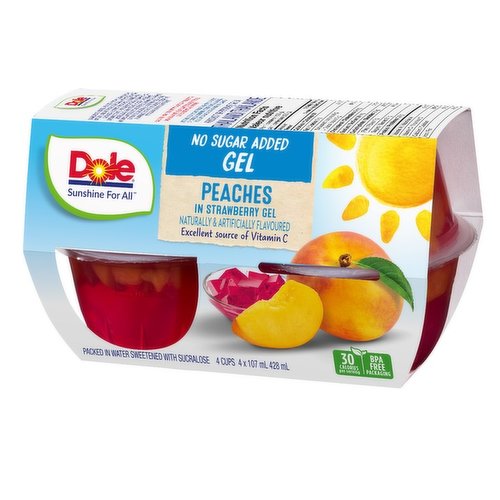 Dole - Peaches in Strawberry Gel