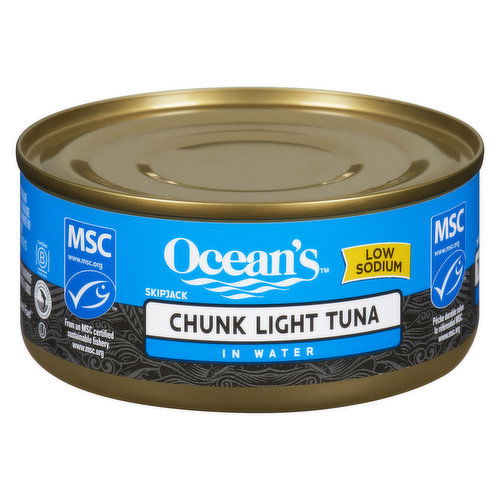 Ocean's - Chunk Light Tuna in Water - Low Sodium