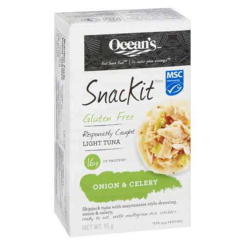 Ocean's - SnacKit Light Tuna with Mayonnaise, Onion & Celery