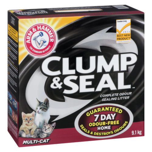 Arm & Hammer - Clump & Seal Cat Litter - Multi Cat