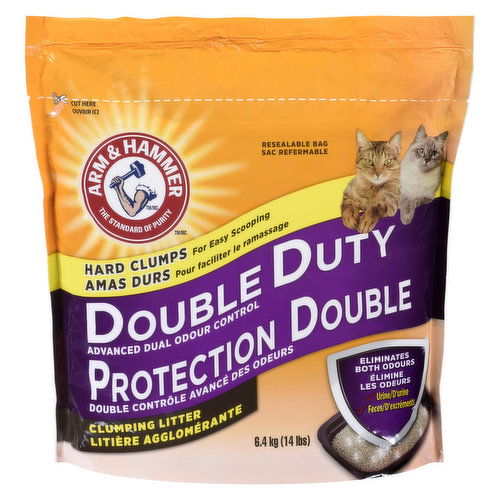 Arm And Hammer Double Duty Clumping Cat Litter Resealable Bag Save On Foods