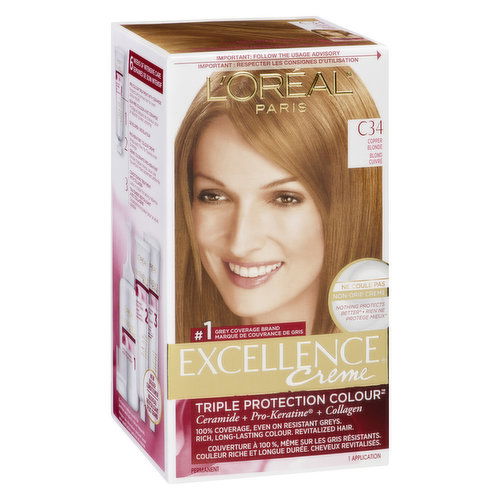 L'Oreal - Excellence Creme C34 Copper Blonde