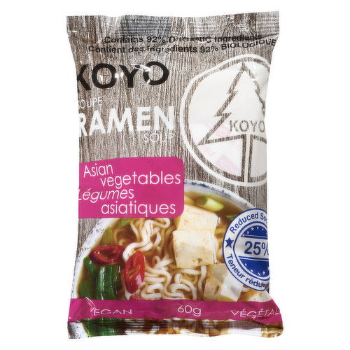 Koyo Ramen - Raman Soup - Asian Vegetables