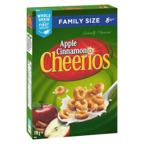 General Mills - Cheerios Cereal, Apple Cinnamon, Family Size