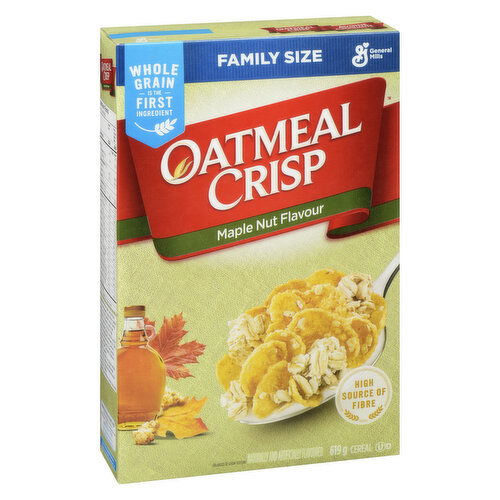 General Mills - Oatmeal Crisp Cereal, Maple Nut Flavour