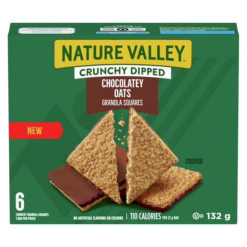 Nature Valley - Crunchy Dipped Chocolatey Oats Granola Squares