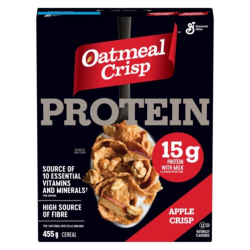General Mills - Oatmeal Crisp Protein Cereal, Apple Crisp