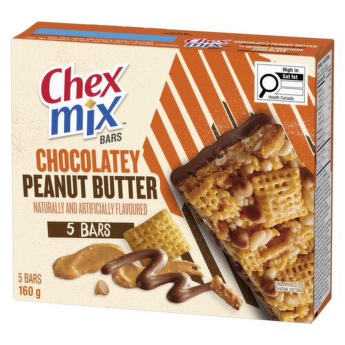 Chex Mix - Chocolatey Peanut Butter Bars, 5 Pack