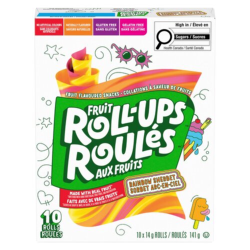 Betty Crocker - Fruit Roll Ups Rainbow Sherbet