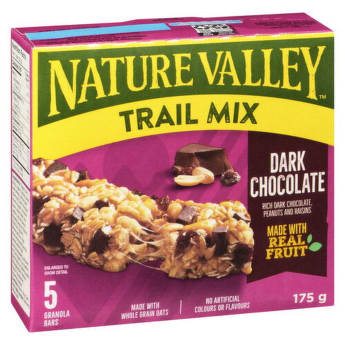 NATURE VALLEY - Chewy Trail Mix Granola Bars - Dark Chocolate