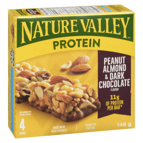 NATURE VALLEY - Protein Chewy Bars - Peanut Almond & Dark Choc