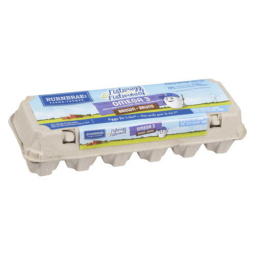 Burnbrae Farms - Omega-3 Brown Large Eggs