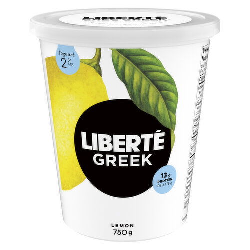 Liberte - Greek Yogurt Lemon 2%