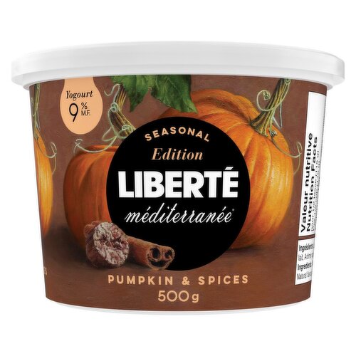 Liberte - Mediterranee 9% Yogurt - Pumpkin & Spices