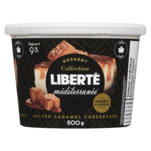 Liberte - Mditerrane Yogourt Salted Caramel Cheesecake 9% M.F.