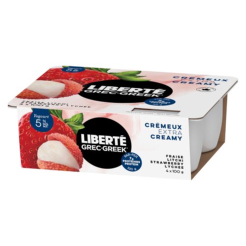 Liberte - Greek Yogurt 5% M.F. - Strawberry Lychee