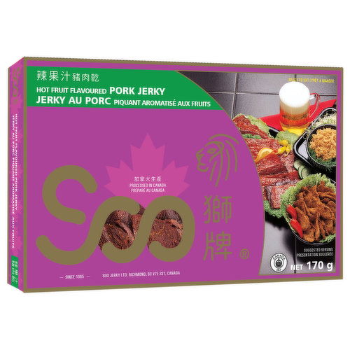 Soo - Hot Fruit Flvrd Pork Jerky