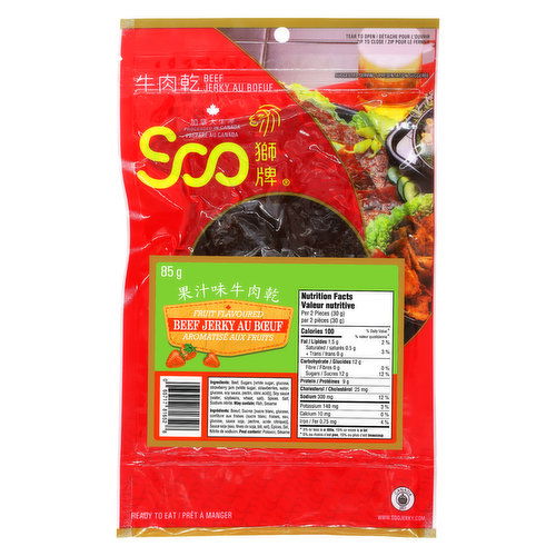 Soo - Fruit Flavoured Beef Jerky