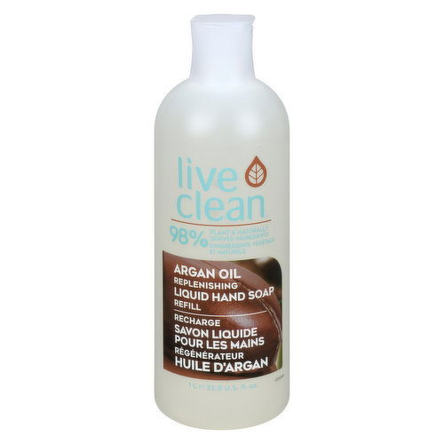 Live Clean - Hydrating Hand Soap Refill - Argan Oil