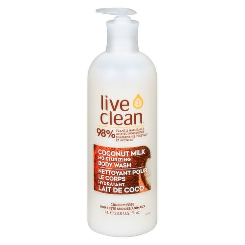 Live Clean - Coconut Milk Moisturizing Body Wash
