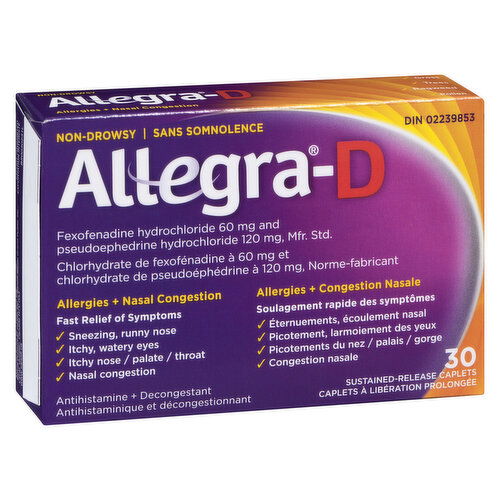 Allegra-D - Allergies & Nasal Congestion