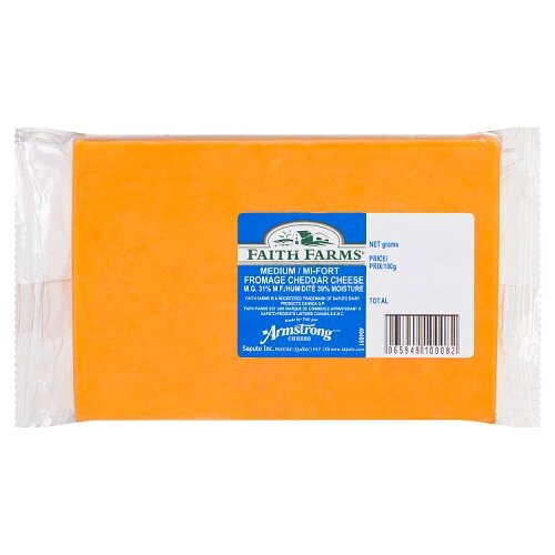 Faith Farms - Cheddar Cheese Medium