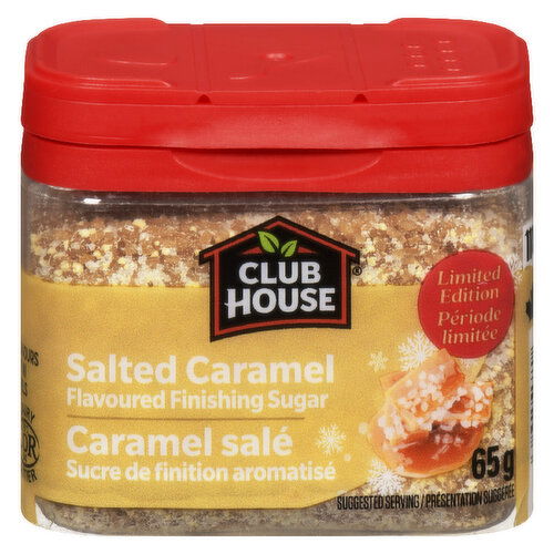 CLUB HOUSE - Salted Caramel Flavoured Finishing Sugar