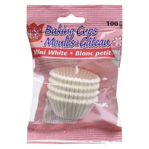 Cake Mate - Mini White Baking Cups