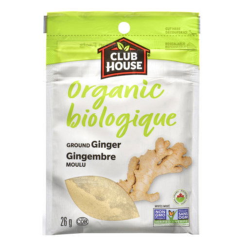 Club House - Organic Ground Ginger