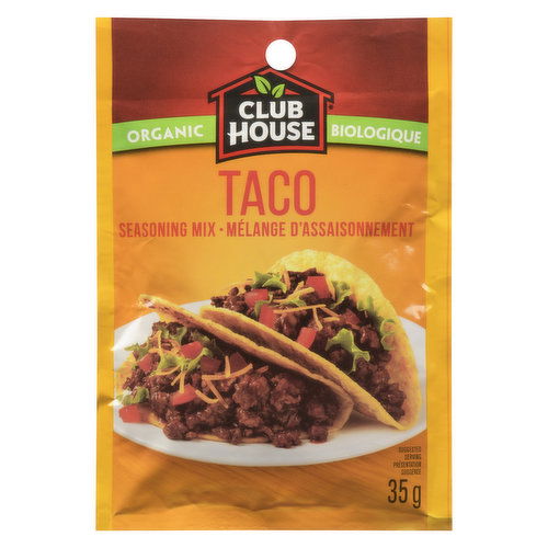 CLUB HOUSE - Organic Seasoning - Taco