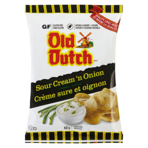 Old Dutch - Potato Chips, Sour Cream & Onion