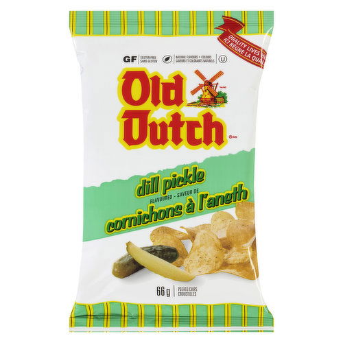 Old Dutch - Potato Chips - Dill Pickle