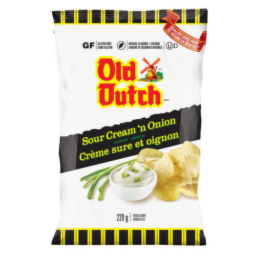Old Dutch - Sour Cream & Onion Potato Chips