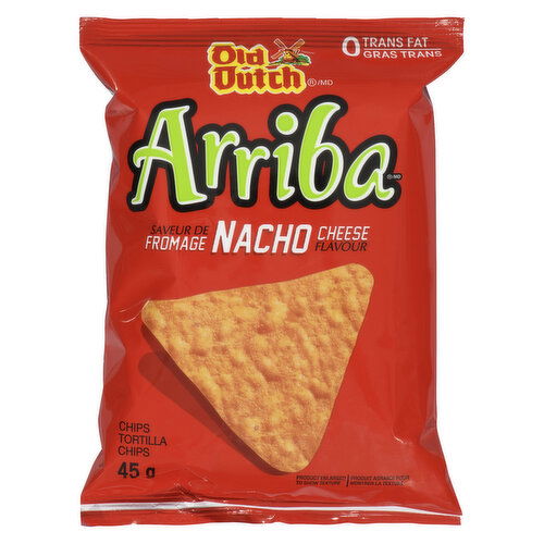 Old Dutch - Tortilla Chips, Arriba Nacho Cheese