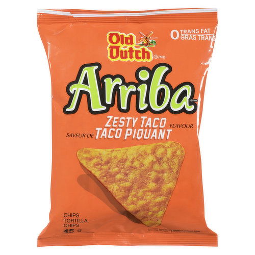 Old Dutch - Tortilla Chips, Arriba Zesty Taco