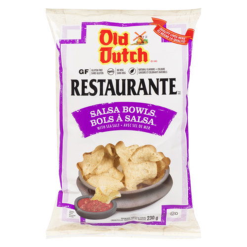 Old Dutch - Restaurante Tortilla Chips Salsa Bowls