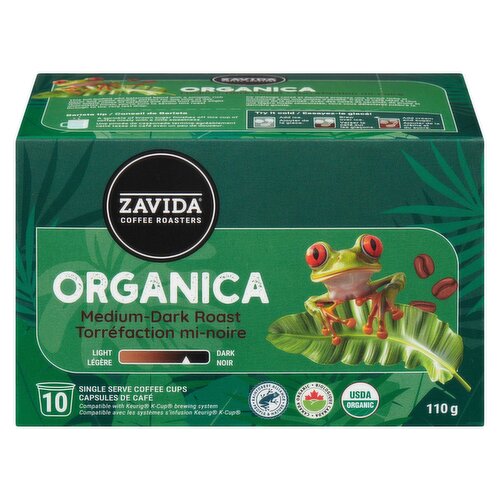 Zavida - Organica Pod Medium Dark Coffee