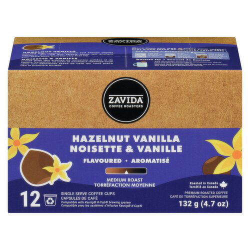 Zavida - Pods 12Ct Hazelnut Vanilla