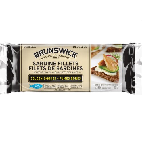 Brunswick - Sardine Fillets Golden Smoked