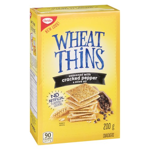 Christie - Wheat Thins Crackers - Cracked Pepper & Olive Oil